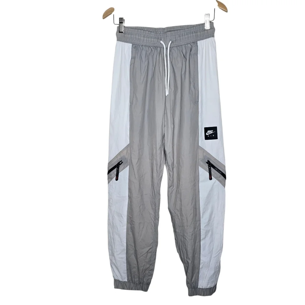 Nike Air Windrunner Mens Medium Gray Lined Woven Pants Running Track - Picture 2 of 12